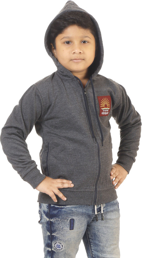 SOUNIK SDS Full Sleeve Solid Boys Jacket