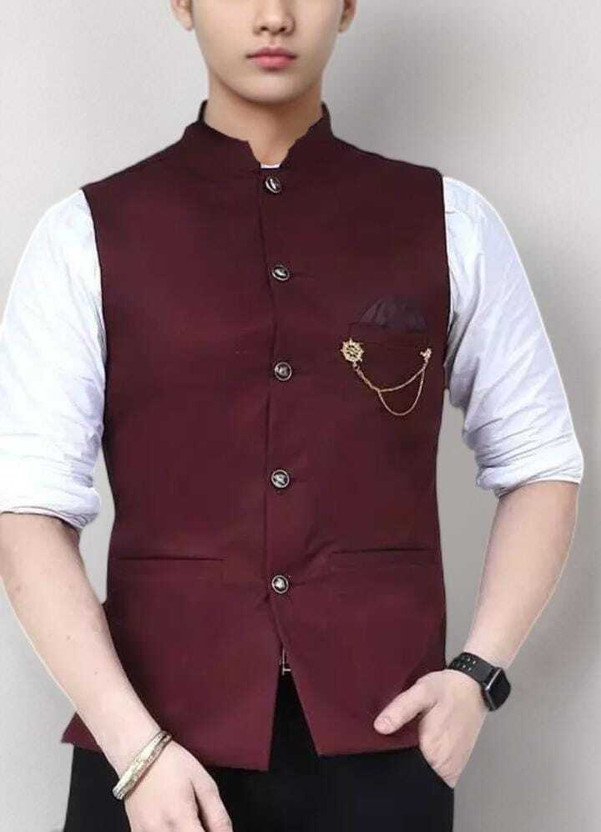 NTC STORE Sleeveless Solid Men Jacket