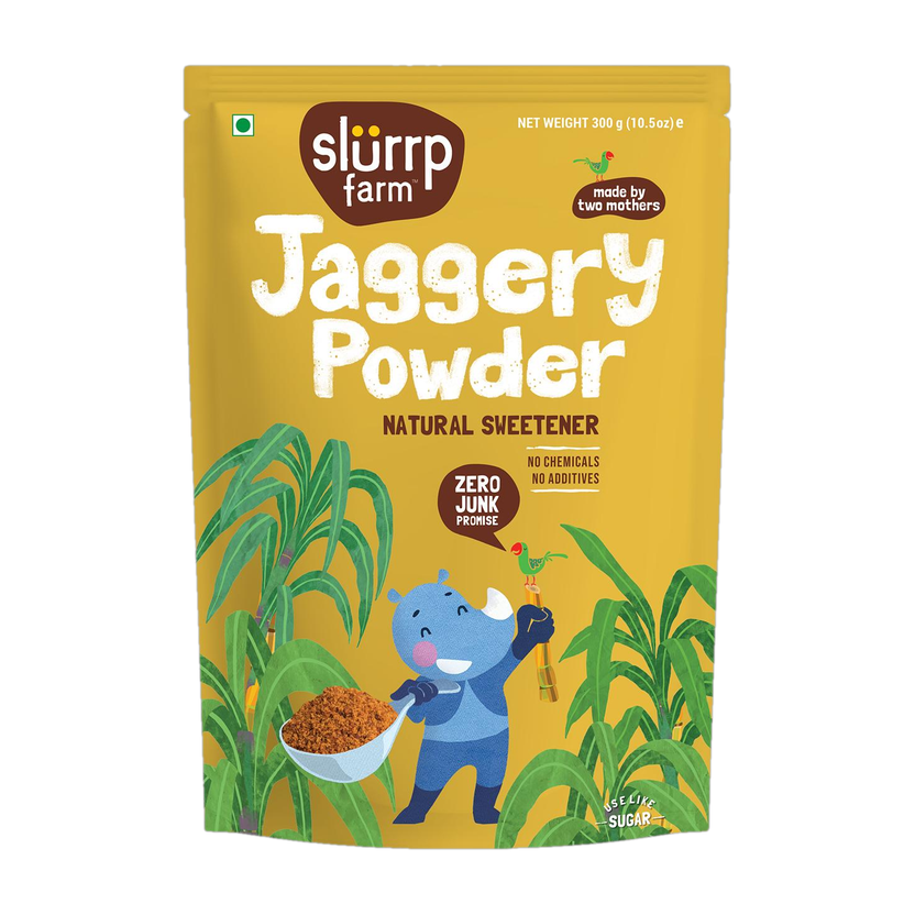 Slurrp Farm Natural and Chemical Free Jaggery, Powder Jaggery (300g) Powder Jaggery(300 g)
