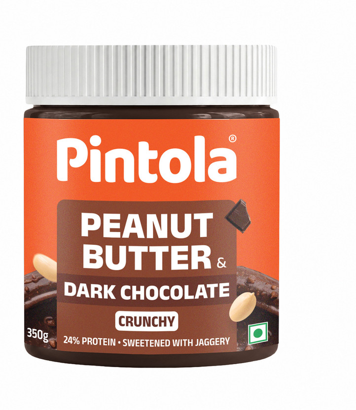 Pintola Dark Chocolate Peanut Butter (Crunchy)(350 g)