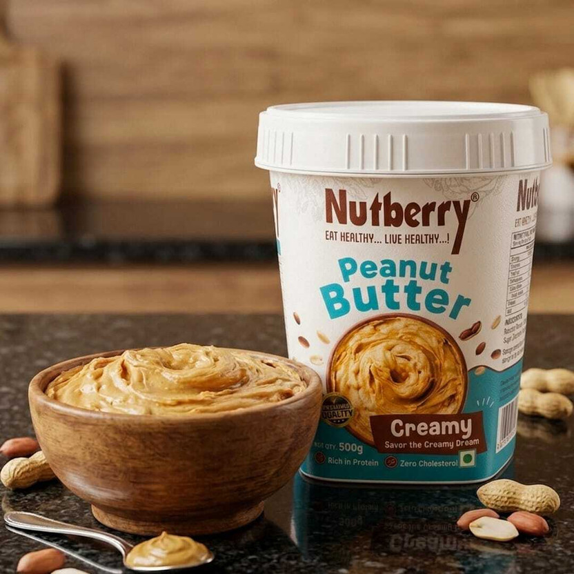 Nutberry Peanut Buttter Creamy in Bucket(500 g)