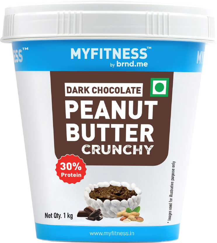 MYFITNESS High Protein Dark Chocolate Peanut Butter (Crunchy)(1 kg)