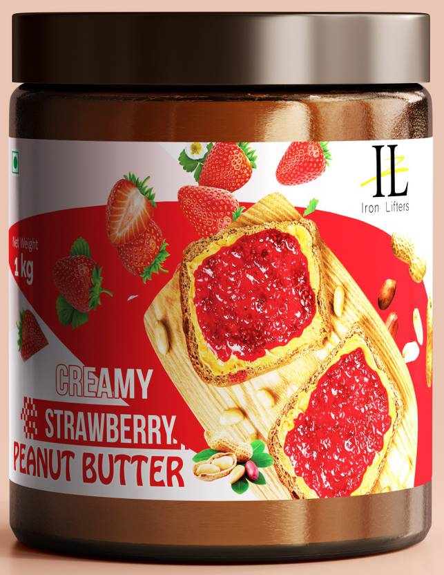 IRON LIFTERS High Protein Roasted Peanuts Butter Super Creamy with