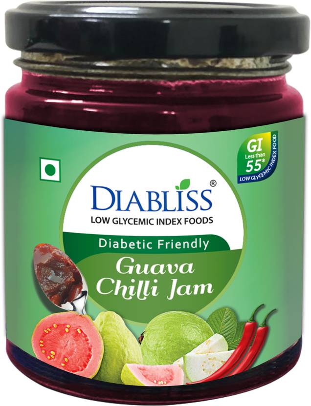DiaBliss Diabetic Friendly Guava Chilli Jam 225g Low Glycemic Index (GI) 225 g Price in India