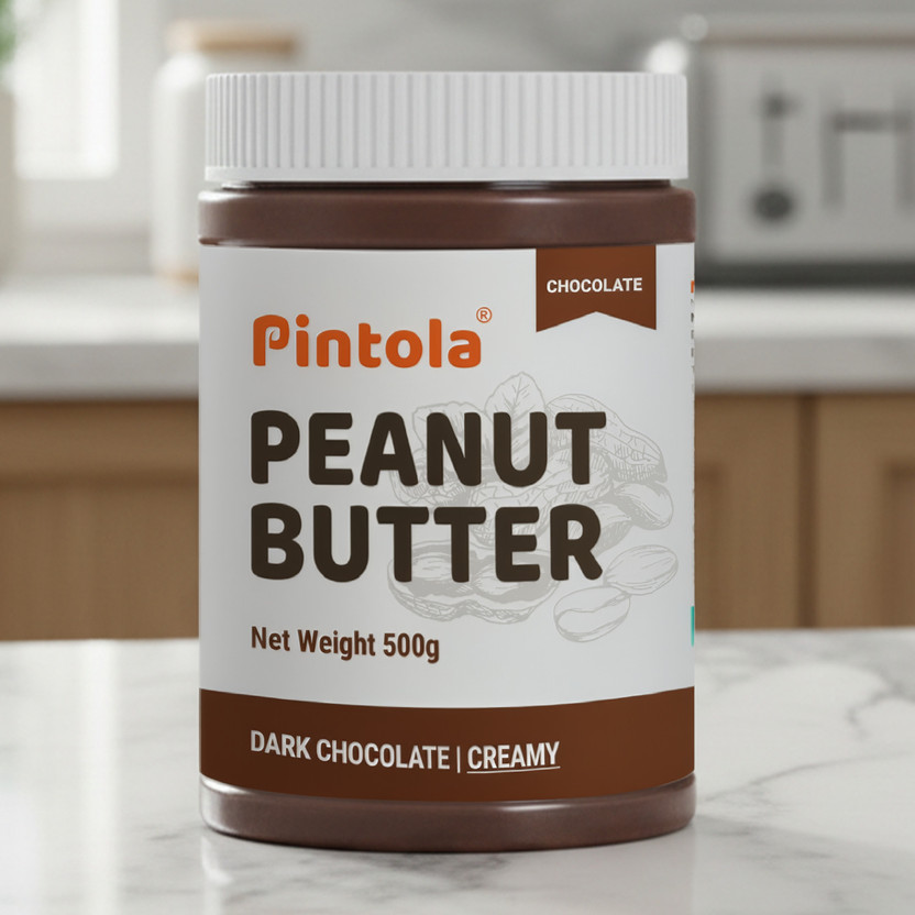 Pintola Dark Chocolate Peanut Butter (Creamy)(500 g)