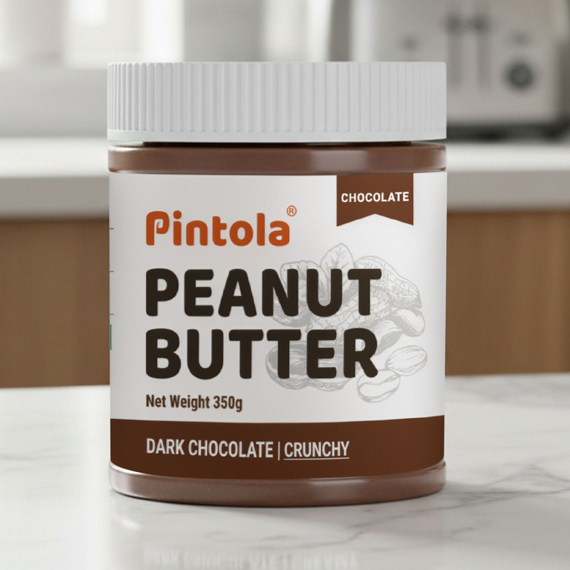 Pintola Dark Chocolate Peanut Butter (Crunchy)(350 g)