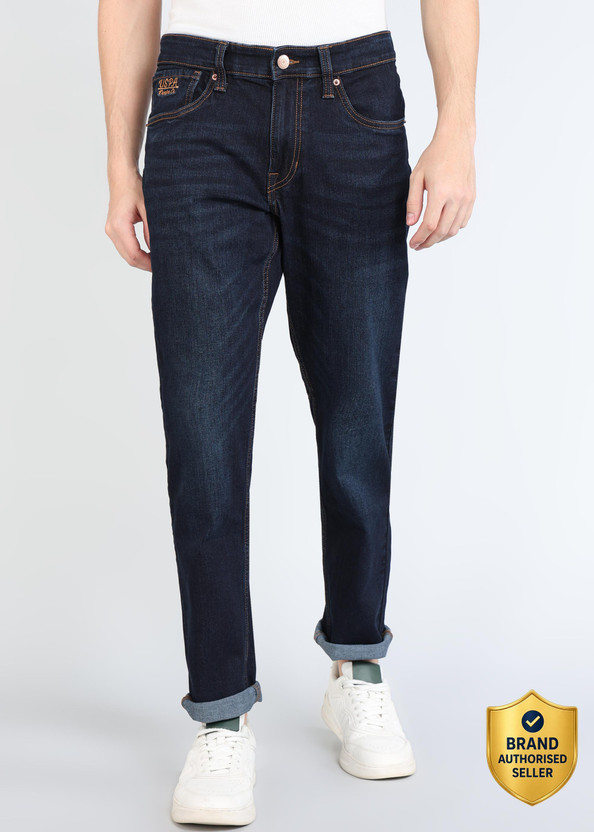 U.S. Polo Assn. Denim Co. Tapered Fit Men Blue Jeans