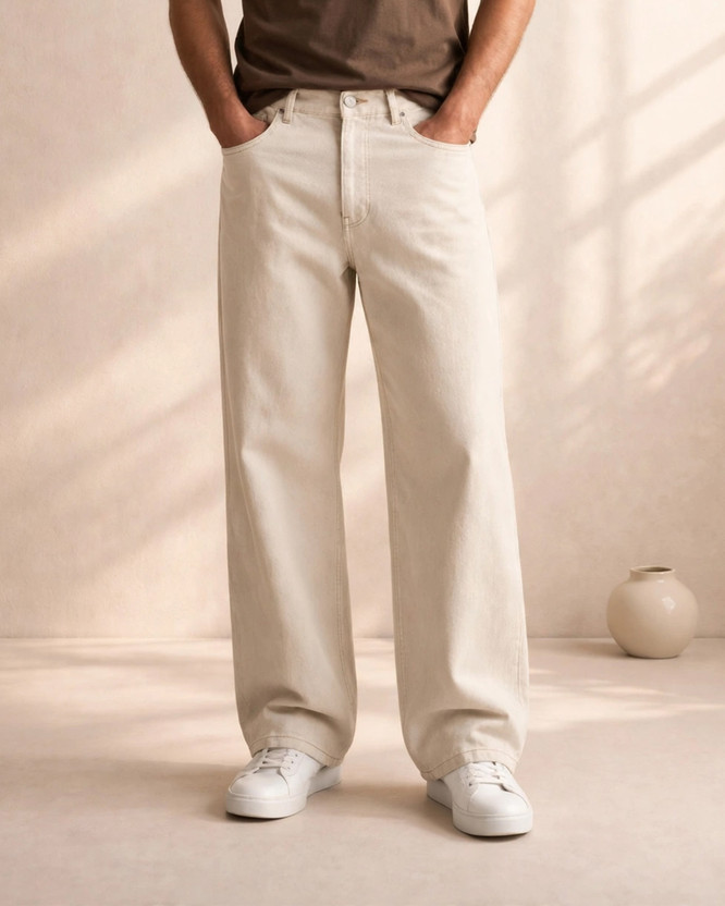 GLOBAL GLOBAL NOMAD Regular Men Beige Jeans - Flipkart Deal