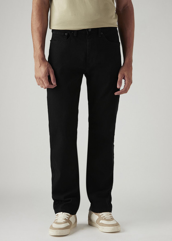 LEVI'S Straight Fit Men Black Jeans