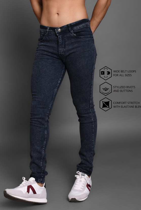RASSO Skinny Men Grey Jeans