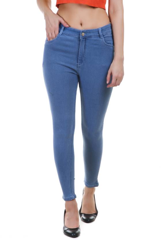 Raylene Skinny Women Light Blue Jeans - Buy Raylene Skinny Women Light ...