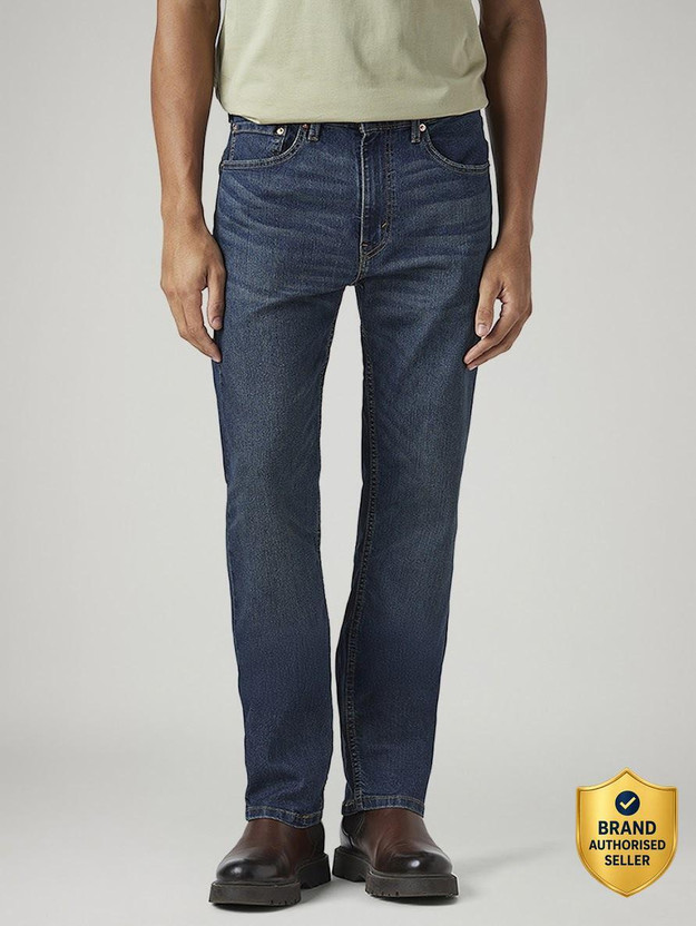 LEVI'S Straight Fit Men Dark Blue Jeans