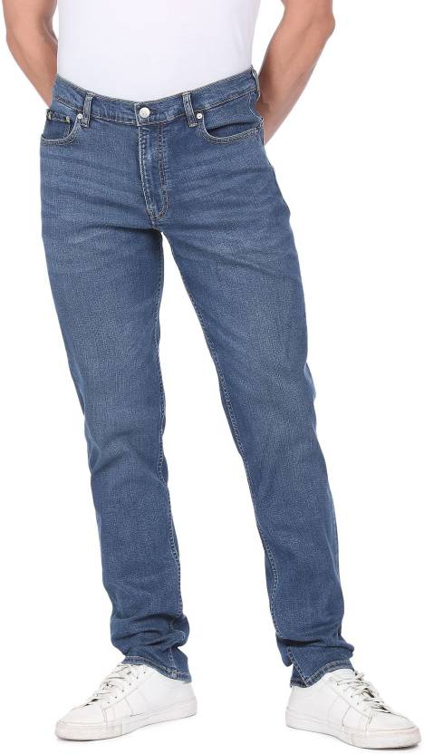 Calvin Klein Jeans Slim Men Blue Jeans - Buy Calvin Klein Jeans Slim Men  Blue Jeans Online at Best Prices in India 