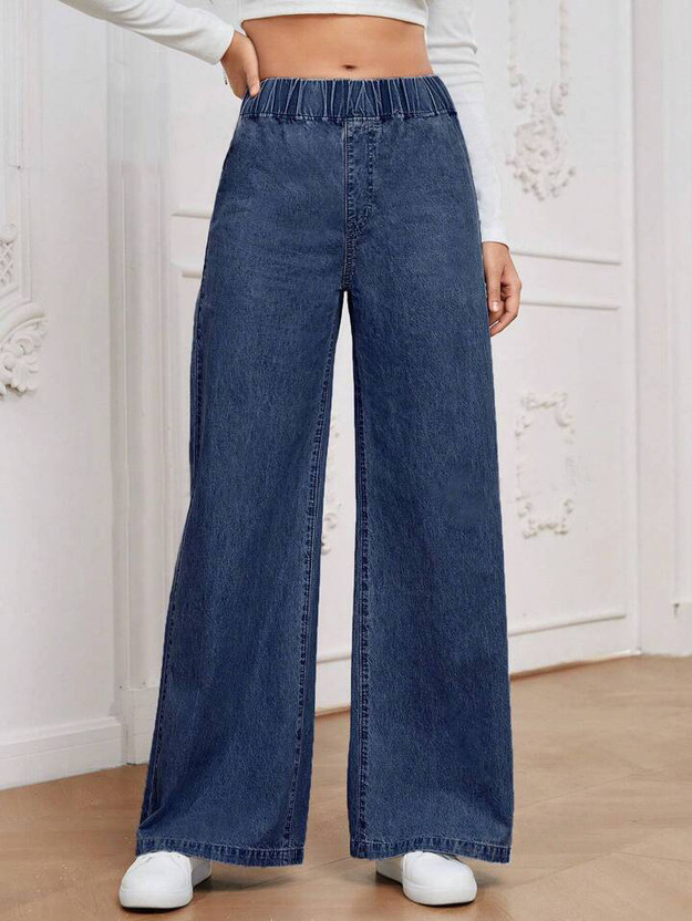 KASHIAN Boyfriend Women Blue Jeans