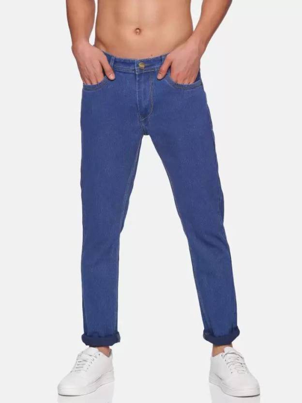 [Sizes 30, 32, 34, 36] 18 Edition Men Regular Mid Rise Blue Jeans