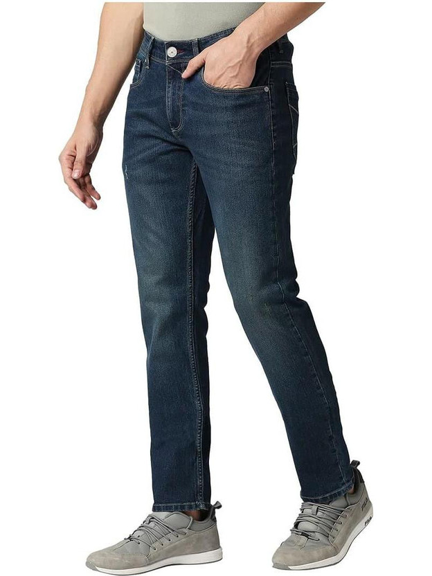 BASICS Slim Men Dark Blue Jeans