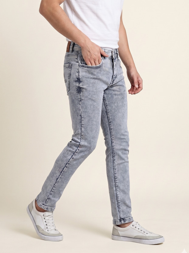 Jugnu Denims Slim Men Grey Jeans