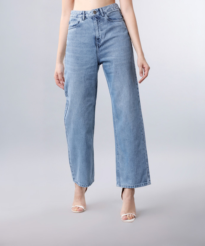 Tokyo Talkies Flared Women Light Blue Jeans