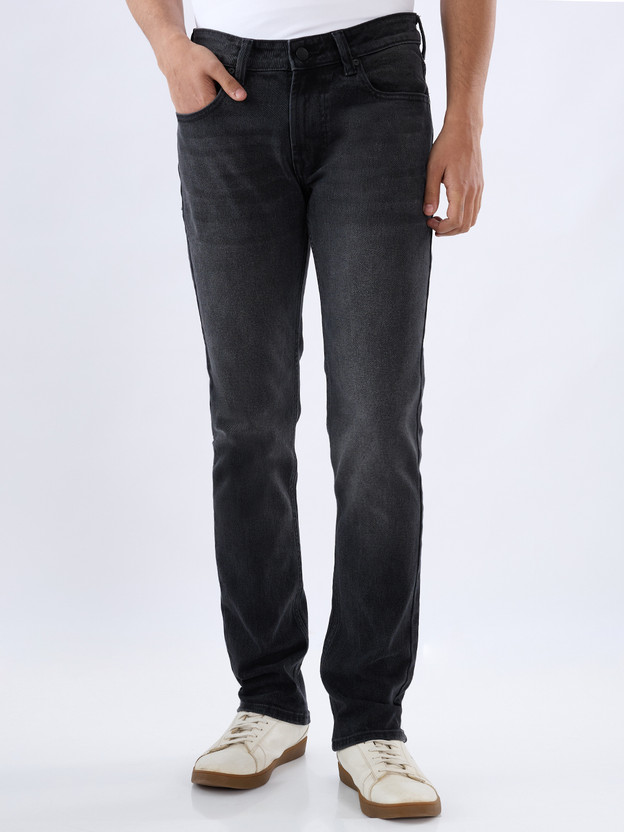 Spykar Regular Men Black Jeans