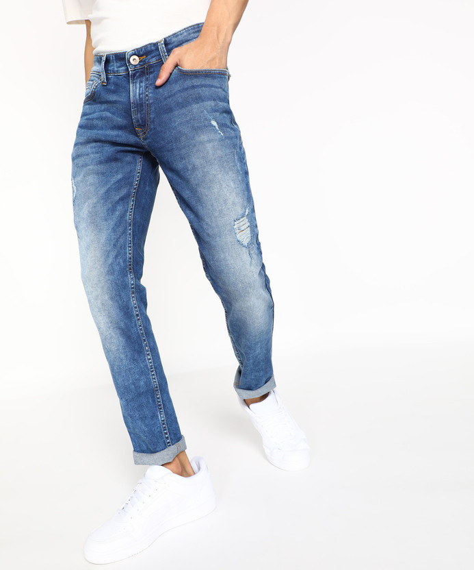 spykar light blue jeans