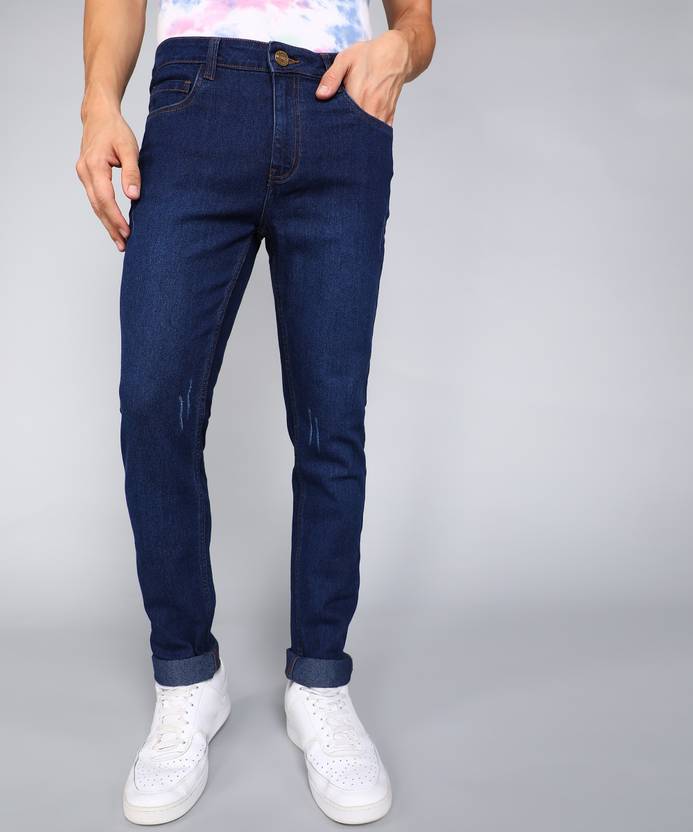 [Sizes 30, 32, 34] METRONAUT Men Slim Mid Rise Dark Blue Jeans