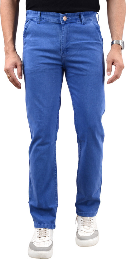 Moudlin Regular Men Light Blue Jeans