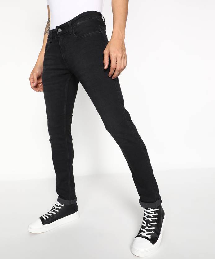 Spykar Super Skinny Men Black Jeans Buy Spykar Super Skinny Men Black