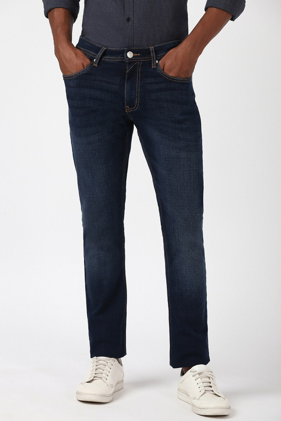 PETER ENGLAND Tapered Fit Men Blue Jeans