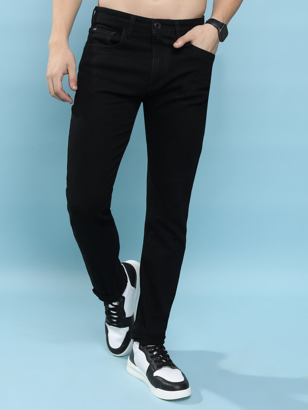 HIGHLANDER HIGHLANDER Tapered Fit Men Black Jeans - Flipkart Deal