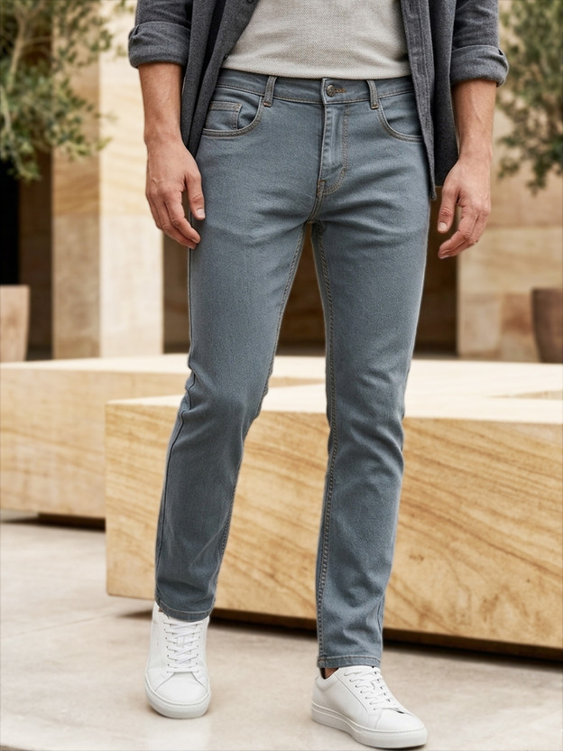 Urbano Fashion Slim Men Grey Jeans