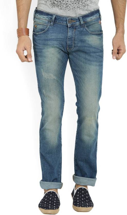 Wrangler Slim Men Blue Jeans - Buy Horizon fade Wrangler Slim Men Blue  Jeans Online at Best Prices in India 