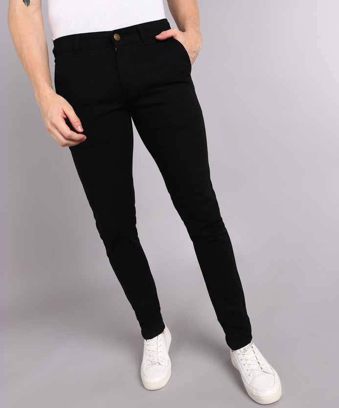 men's black skinny jeans
