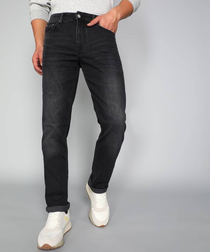 Calvin Klein Jeans Regular Men Black Jeans - Buy Calvin Klein Jeans Regular  Men Black Jeans Online at Best Prices in India 