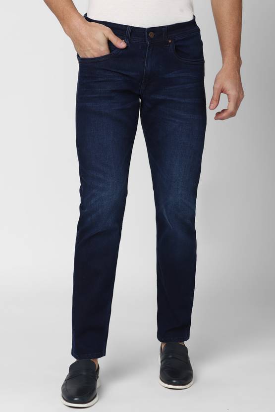 Peter England University Tapered Fit Men Grey Jeans Buy Peter England