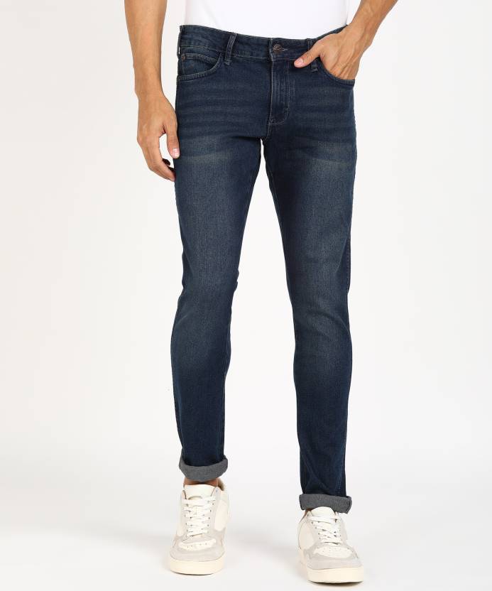 Wrangler Skinny Men Dark Blue Jeans - Buy Wrangler Skinny Men Dark Blue  Jeans Online at Best Prices in India 