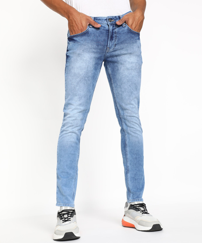 spykar light blue jeans