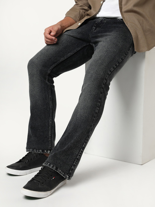 Urbano Urbano Fashion Boot-Leg Men Black Jeans - Flipkart Deal
