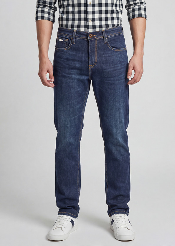 KILLER Straight Fit Men Dark Blue Jeans