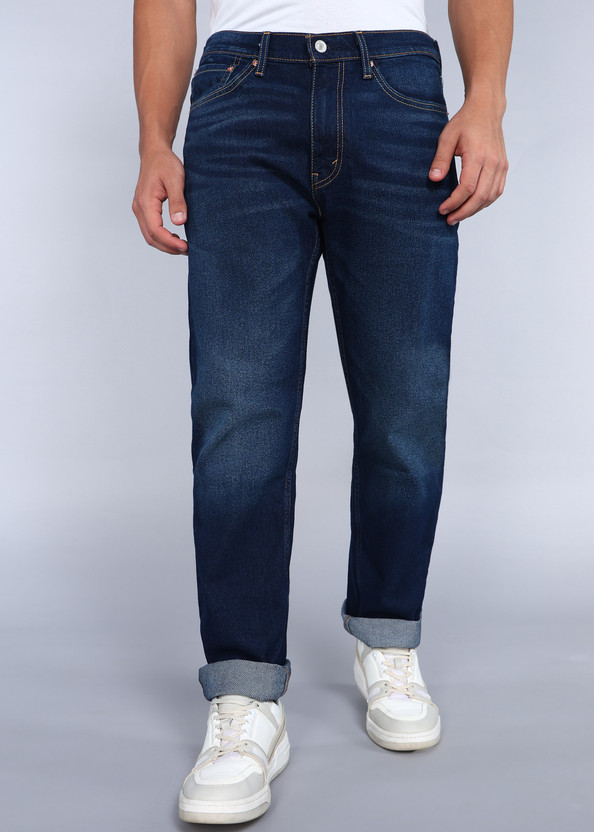 LEVI'S Straight Fit Men Dark Blue Jeans
