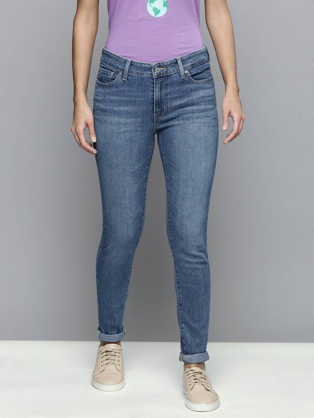 LEVI'S 511 Skinny Women Blue Jeans - Buy LEVI'S 511 Skinny Women Blue Jeans  Online at Best Prices in India 