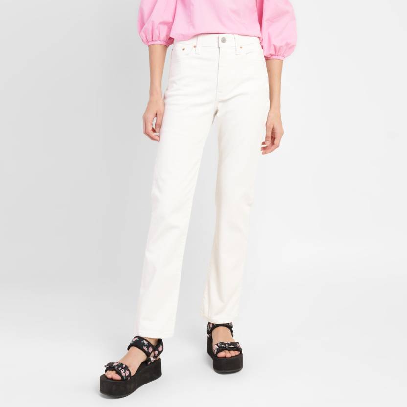 LEVI'S Women White Jeans - Buy LEVI'S Women White Jeans Online at Best  Prices in India 