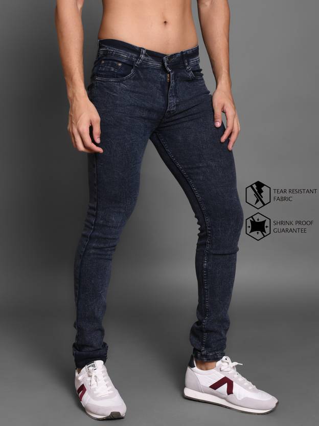 [Sizes ] RASSO Men Slim Low Rise Grey Jeans