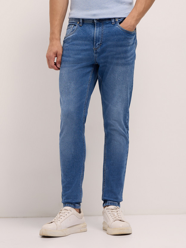 THE BEAR HOUSE Skinny Men Blue Jeans