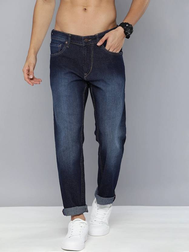 [Size 30] HERE&NOW Men Slim Mid Rise Blue Jeans