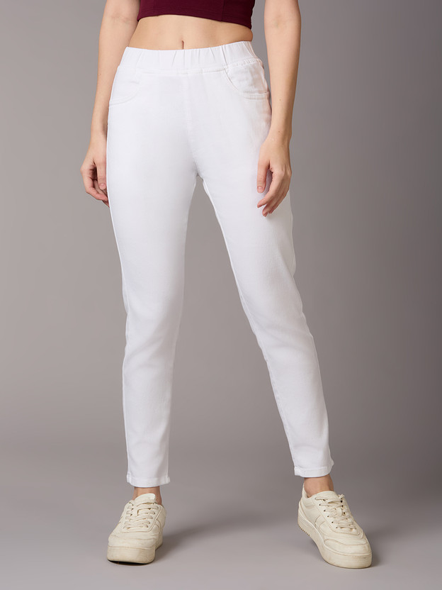 3BUTTERFLIES Skinny Women Black Jeans