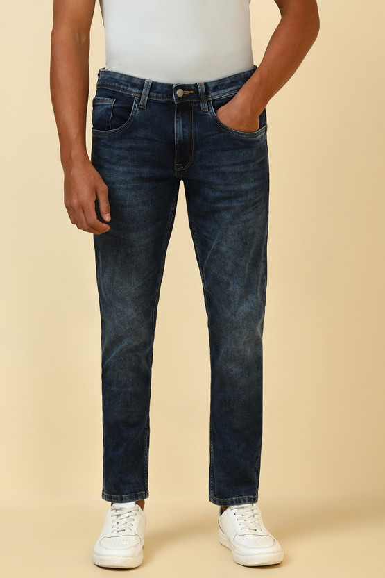 Allen Solly Slim Men Dark Blue Jeans