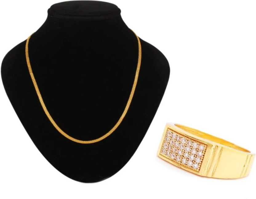 Vedish Alloy Gold Jewellery Set(Pack of 2)