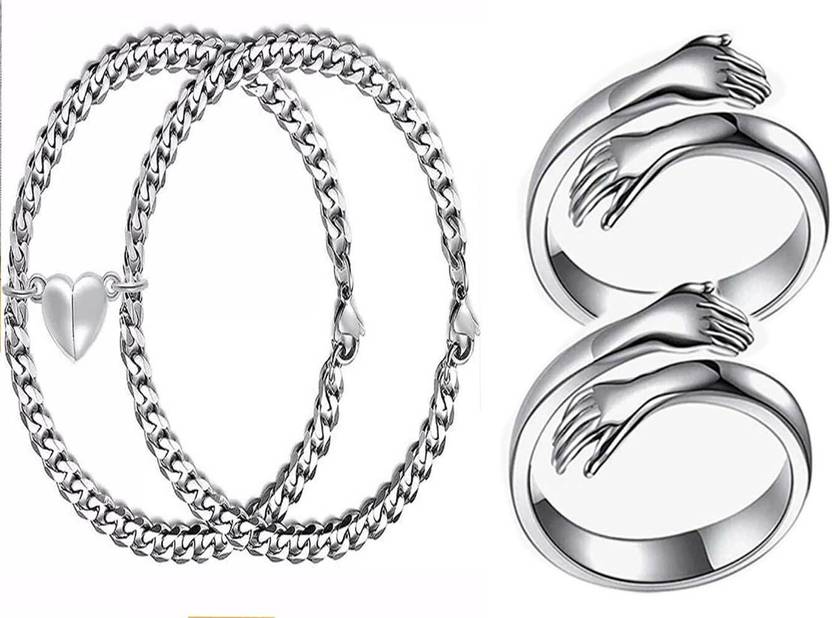 NICELIFE COLLECTIONS Stainless Steel Sterling Silver Silver Jewellery