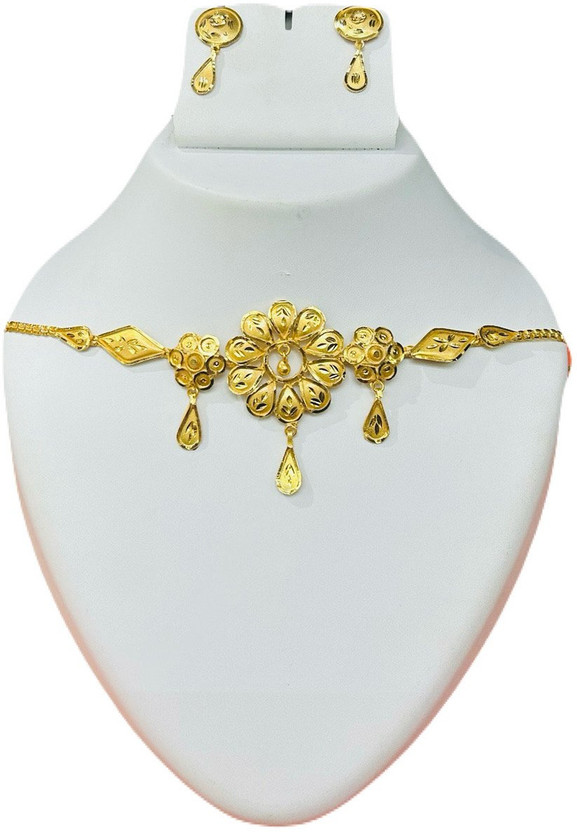 Soumi store Alloy Gold-plated Gold Jewellery Set(Pack of 1)