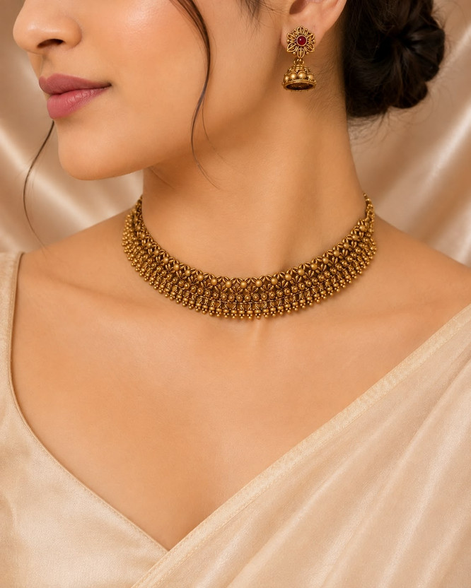 ornexa ornexa Brass Gold-plated Gold Jewellery Set(Pack of 3) - Flipkart Deal